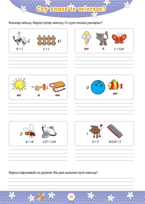 Rebusy cz. 2 zagadki i szarady łamigłówki Książeczka dla dzieci 7+