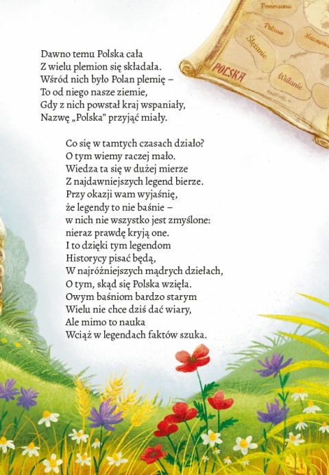 Rymowana historia Polski Od Polan do pierwszych Piastów książka dla dzieci