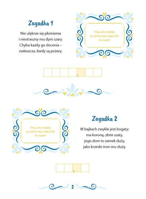 Rymowanki zgadywanki Zeszyt nr 3 książeczka z naklejkami dla dzieci 3+