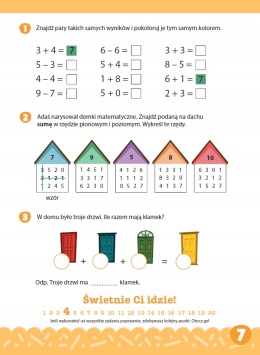 Ślimak matematyczny klasa 1 matematyka Montessori ćwiczenia dla dzieci 6+