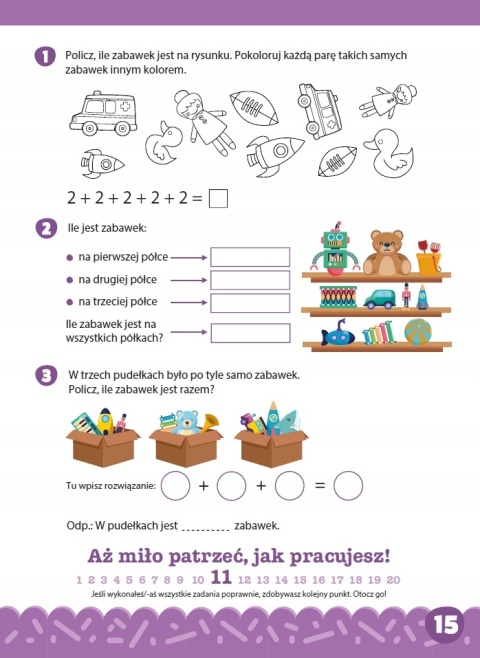 Ślimak matematyczny klasa 1 matematyka Montessori ćwiczenia dla dzieci 6+