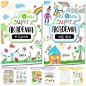 Super akademia 2x książeczka edukacyjna dla dzieci 4 lata dla przedszkolaka