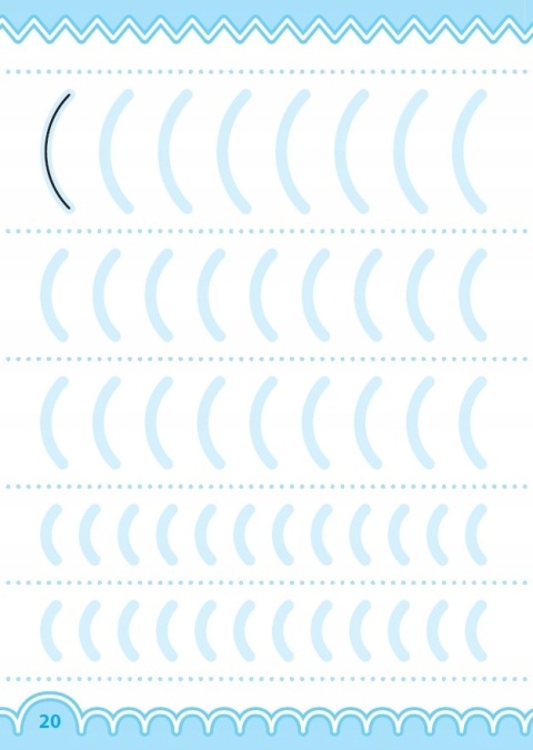 Świat kropeczek i kreseczek cz. 1 ćwiczenia grafomotoryczne 80 stron