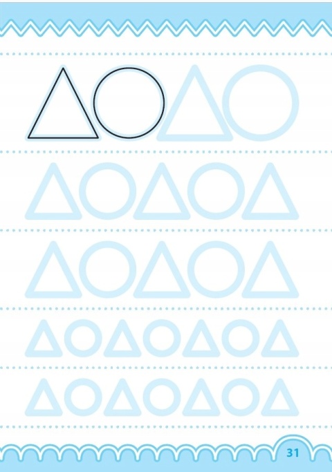 Świat kropeczek i kreseczek cz. 1 ćwiczenia grafomotoryczne 80 stron