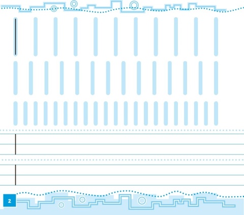 Szlaczki ćwiczenia grafomotoryczne książeczka edukacyjna dla dzieci 3+ cz.1