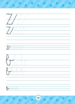 Szlaczki dla dzieci 5+ Rysuję szlaczki zeszyt 2 ćwiczenia grafomotoryczne