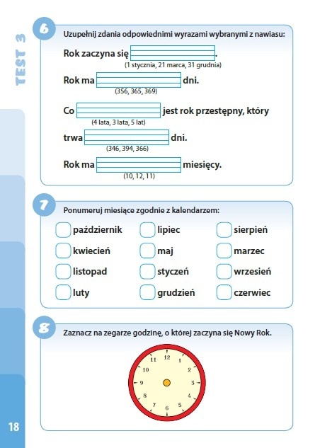 Testy dla dzieci przykłady testów sprawdzających klasa 3 polski matematyka