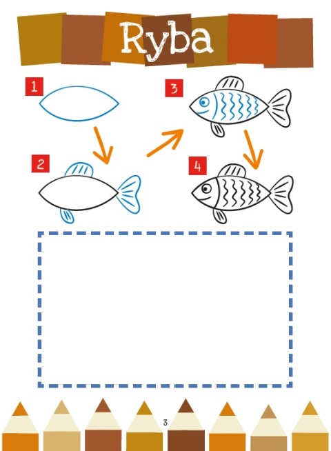 Uczę się rysować cz. 1 Książeczka nauka rysowania dla dzieci 5+