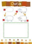 Uczę się rysować cz. 1 Książeczka nauka rysowania dla dzieci 5+