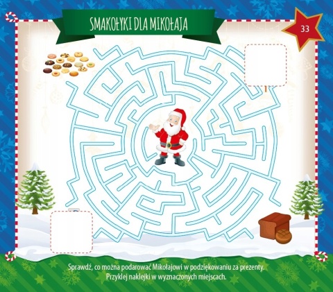 Wesoła zgraja Świętego Mikołaja 5-7 lat książeczka świąteczna zadania