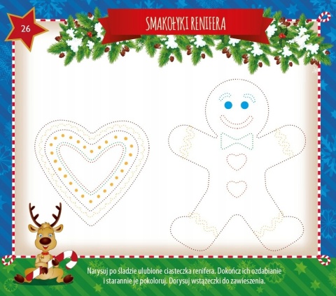 Wesoła zgraja Świętego Mikołaja 5-7 lat książeczka świąteczna zadania