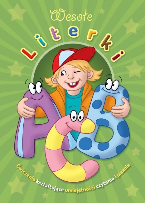Wesołe literki nauka czytania pisania 80 stron ćwiczenia dla dzieci