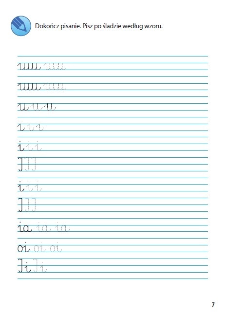 Wesołe literki nauka czytania pisania 80 stron ćwiczenia dla dzieci