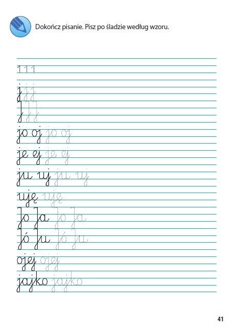 Wesołe literki nauka czytania pisania 80 stron ćwiczenia dla dzieci