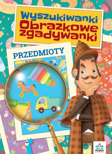 Wyszukiwanki obrazkowe Przedmioty książeczka dla dzieci 4+ zagadki