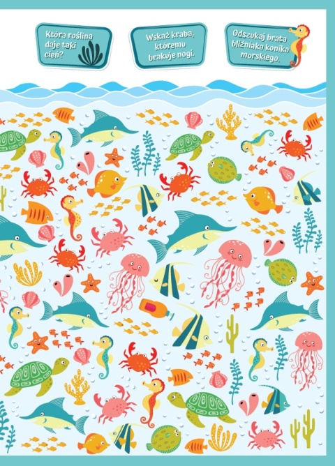 Wyszukiwanki obrazkowe Zwierzęta książeczka dla dzieci 4+ zadania zagadki