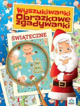 Wyszukiwanki świąteczne dla dzieci 4+ książka edukacyjna zagadki obrazkowe