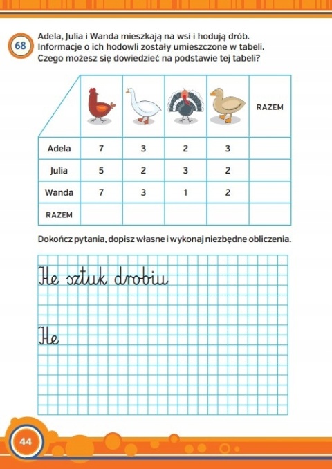 Zadania i łamigłówki 7-9 lat książka edukacyjna 80 stron matematyka