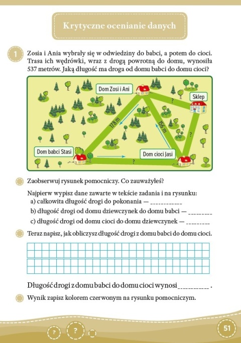 Zadania matematyczne tekstowe dla klasy 3 książeczka edukacyjna matematyka