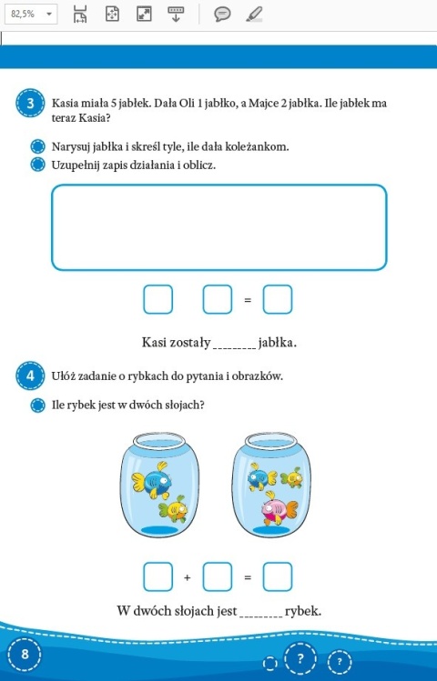 Zadania matematyczne tekstowe dla uczniów klasy 1 matematyka dla dzieci 6+