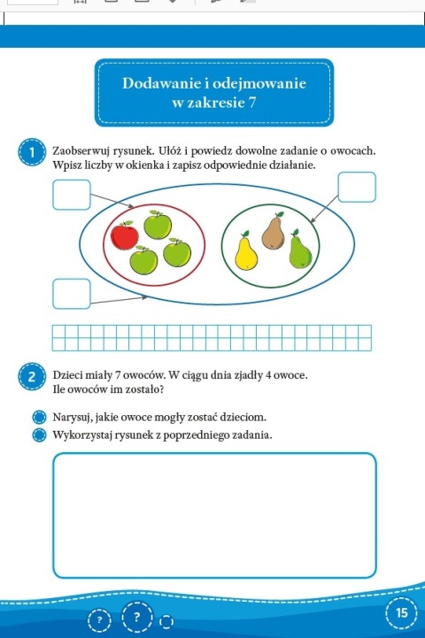 Zadania matematyczne tekstowe dla uczniów klasy 1 matematyka dla dzieci 6+