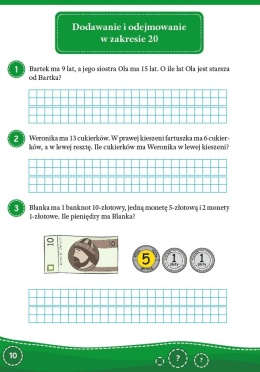 Zadania matematyczne tekstowe dla uczniów klasy 2 matematyka dla dzieci 7+