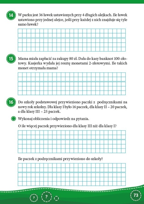 Zadania matematyczne tekstowe dla uczniów klasy 2 matematyka dla dzieci 7+