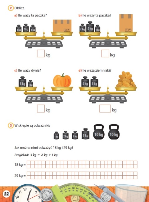 Zadania praktyczne matematyka klasa 2 książka edukacyjna dla dzieci 7+