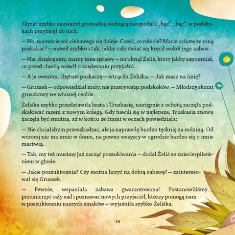 Żelki na tropie smaków przygodowa książeczka edukacyjna dla dzieci Pryzmat