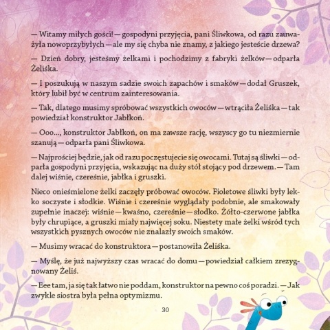 Żelki na tropie smaków przygodowa książeczka edukacyjna dla dzieci Pryzmat