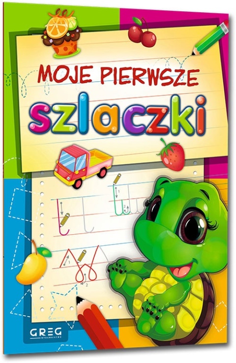 Zestaw książeczek edukacyjnych dla dzieci cyferki literki szlaczki nauka pisania Greg