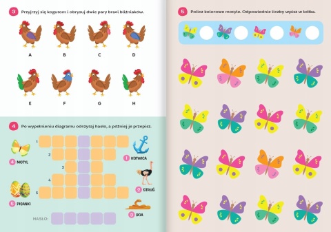 100 kolorowych łamigłówek Zadania dla przedszkolaków Od 5 lat Beata Karlik