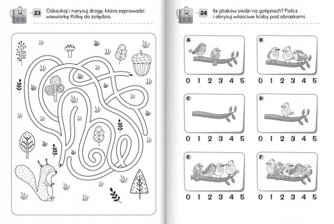 101 zadań dla 6 latka książka z łamigłówkam Zadania logiczne dla dzieci