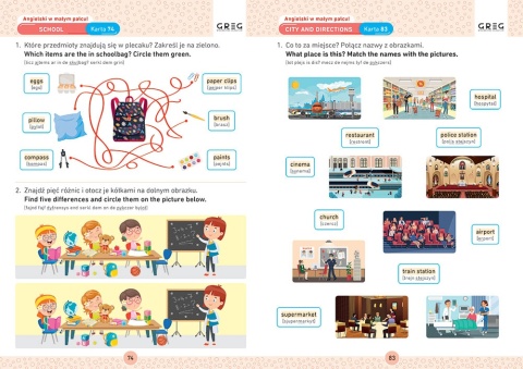 Angielski w małym palcu karty pracy samodzielnej Greg ćwiczenia