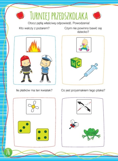 Ćwiczenia dla dzieci 3 lat książka edukacyjna dla przedszkolaka Zadania