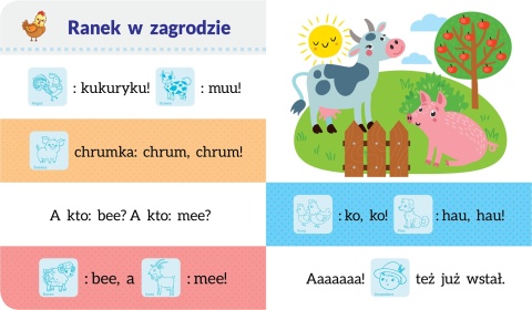 Czytamy i naklejamy Pierwsze czytanki obrazkowe Nauka czytania dla dzieci