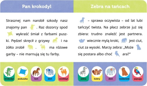 Czytanki naklejanki Uczę się czytać 4-6 lat Książeczka z naklejkami 120 szt
