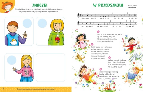 Elementarz 4-latka Świat przedszkolaka 150 naklejek Książka edukacyjna