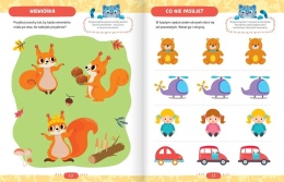 Elementarz dla 3 latka Aksjomat książka edukacyjna z naklejkami dla dzieci