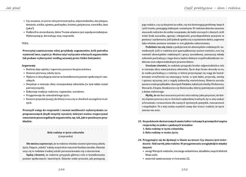 Jak pisać rozprawkę opowiadanie charakterystykę wzory szkoła podstawowa