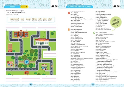 Język angielski Klasa 1 Karty pracy w szkole i w domu Praca zbiorowa
