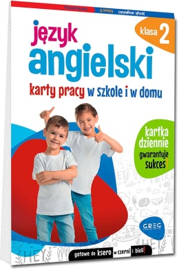 Język angielski klasa 2 karty pracy w szkole i w domu GREG Ćwiczenia