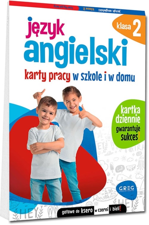 Język angielski klasa 2 karty pracy w szkole i w domu GREG Ćwiczenia