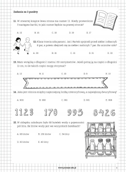Kalkulatorek Matematyka dla ucznia klasa 3 przygotowanie do konkurs kangur