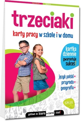 Karty pracy klasa 3 szkoła podstawowa ćwiczenia Trzeciaki GREG