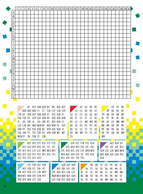 Kodowanie dla dzieci 6+ Kody, kratki i kolory. Część 3 kodowanki logiczne