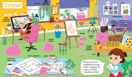 Kreatywna książeczka z naklejkami dla dzieci dekorowanie wnętrz Aksjomat