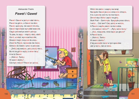 Książeczka Elementarz Czytamy bajki metodą sylabową nauka czytania GREG