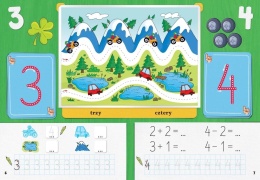 Książeczka do liczenia i pisania cyfr matematyka dla przedszkolaka 5 lat