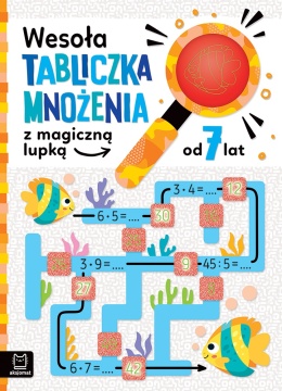 Książeczka do nauki tabliczki mnożenia dla dzieci 7 lat Magiczna lupka